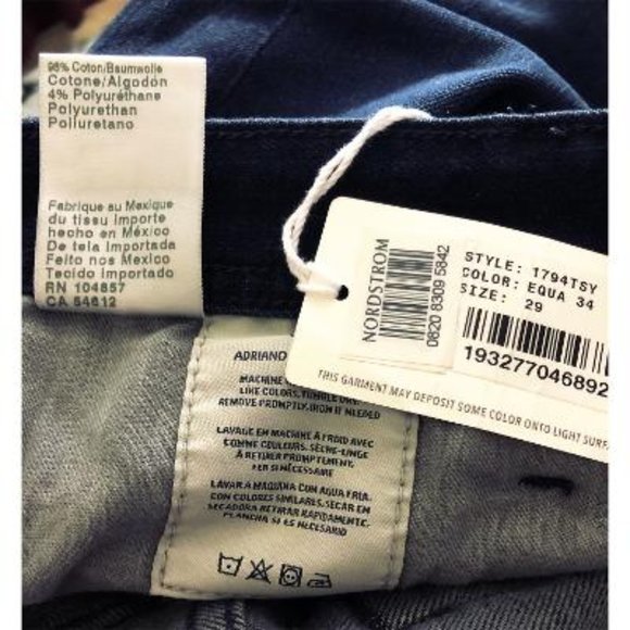 SOLD AG Everett Slim Mens Blue Straight Leg Jeans - Picture 8 of 9